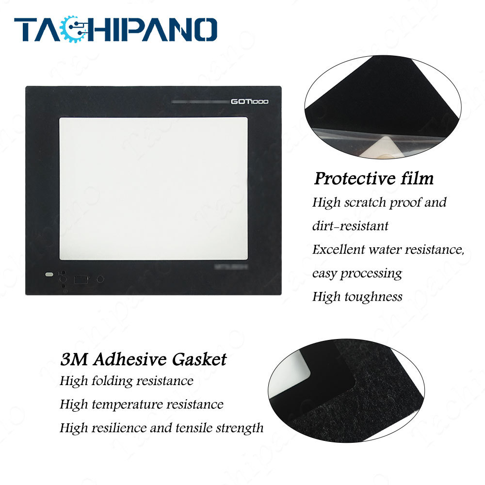 GT1155-QSBDA for Touch screen panel glass with Protective film overlay GT1155QSBDA