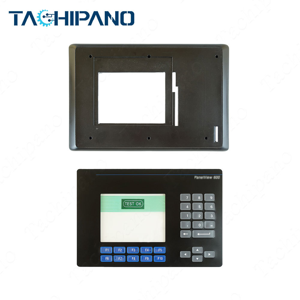 2711-K6C1 2711-K6C1L1 Plastic Case Cover, Membrane Keypad, Acrylic glass for 2711-K6C1 2711-K6C1L1 PanelView Standard 600 Color