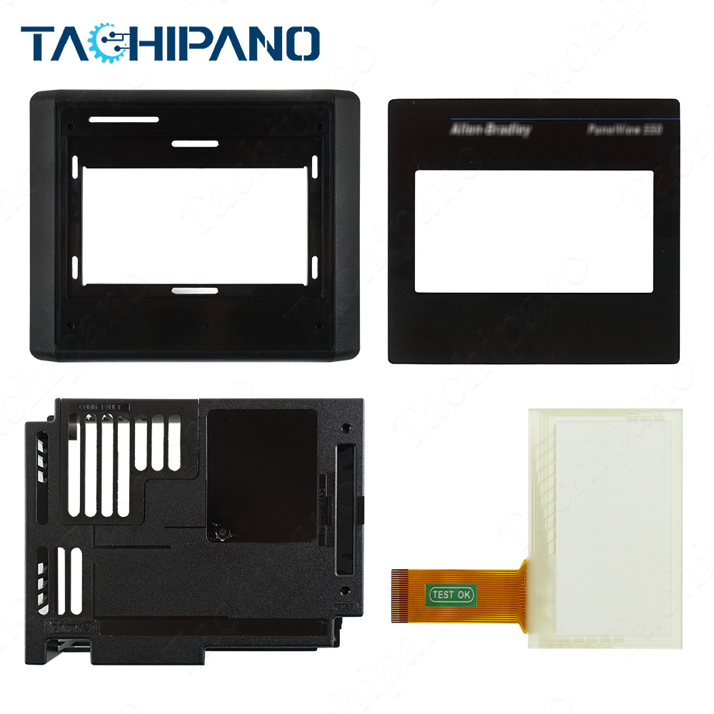 2711-T5A1L1 2711-T5A10L1 Plastic Case Cover, Touch Screen Glass, Protective Film for 2711-T5A1L1 2711-T5A10L1 PanelView Standard 550