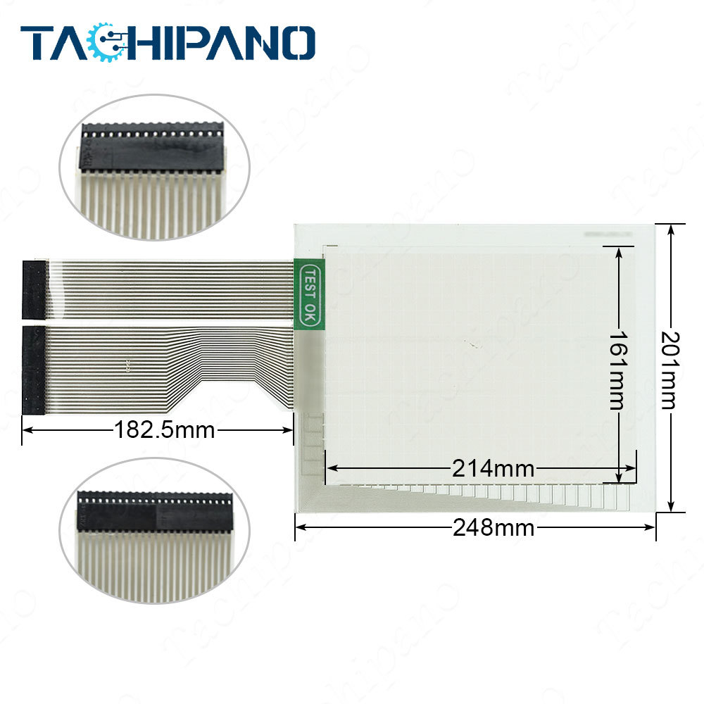 2711-K10C1 2711-K10C1L1 Plastic Case Cover, Membrane keypad for 2711-K10C1 2711-K10C1L1 PanelView Standard 1000 Color