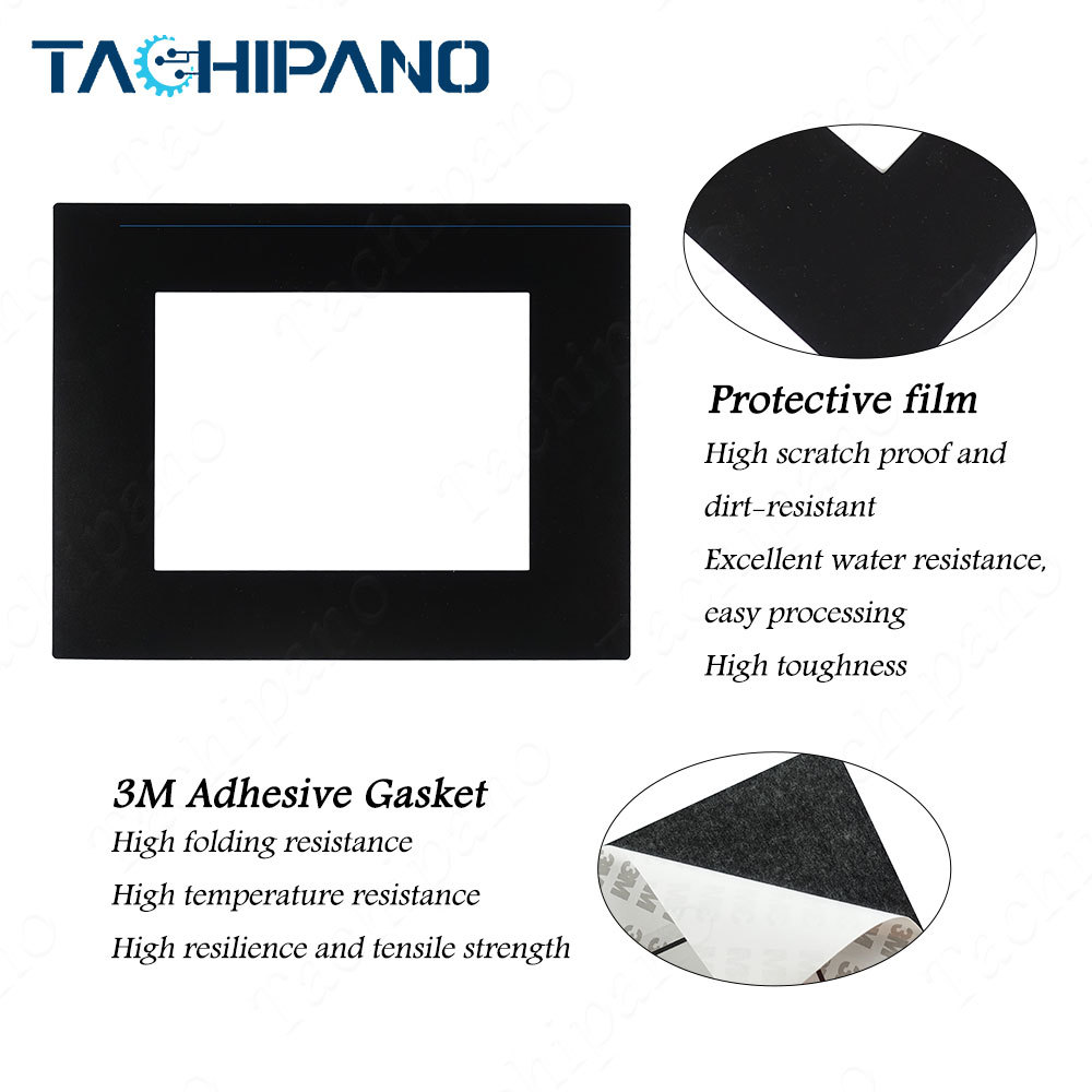 2711-T10C1 2711-T10C1X 2711-T10C1L1 Plastic Case Cover, Touch Screen Glass, Protective Film for 2711-T10C1 2711-T10C1X 2711-T10C1L1 PanelView Standard 1000