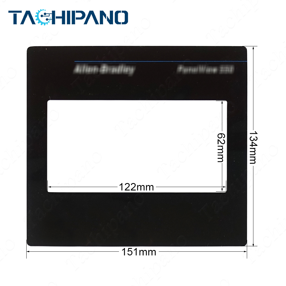 2711-T5A1L1 2711-T5A10L1 Plastic Case Cover, Touch Screen Glass, Protective Film for 2711-T5A1L1 2711-T5A10L1 PanelView Standard 550