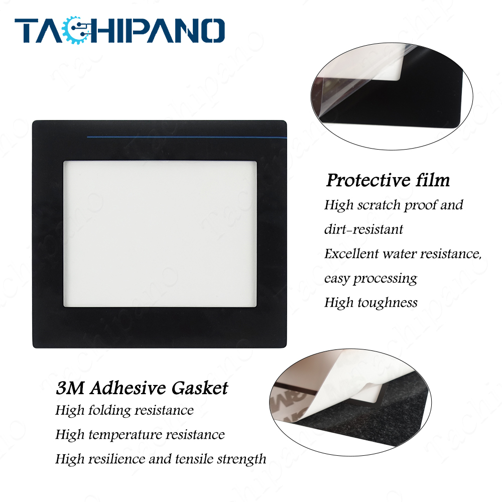 2711-T6C1L1 2711-T6C10L1 Plastic Case Cover, Touch Screen Glass, Protective Film for 2711-T6C1L1 2711-T6C10L1 PanelView Standard 600