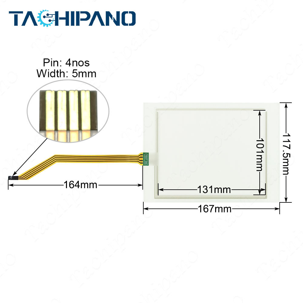 2711C-T6C Touch screen panel, Protective film for 2711C-T6C PanelView Component C600