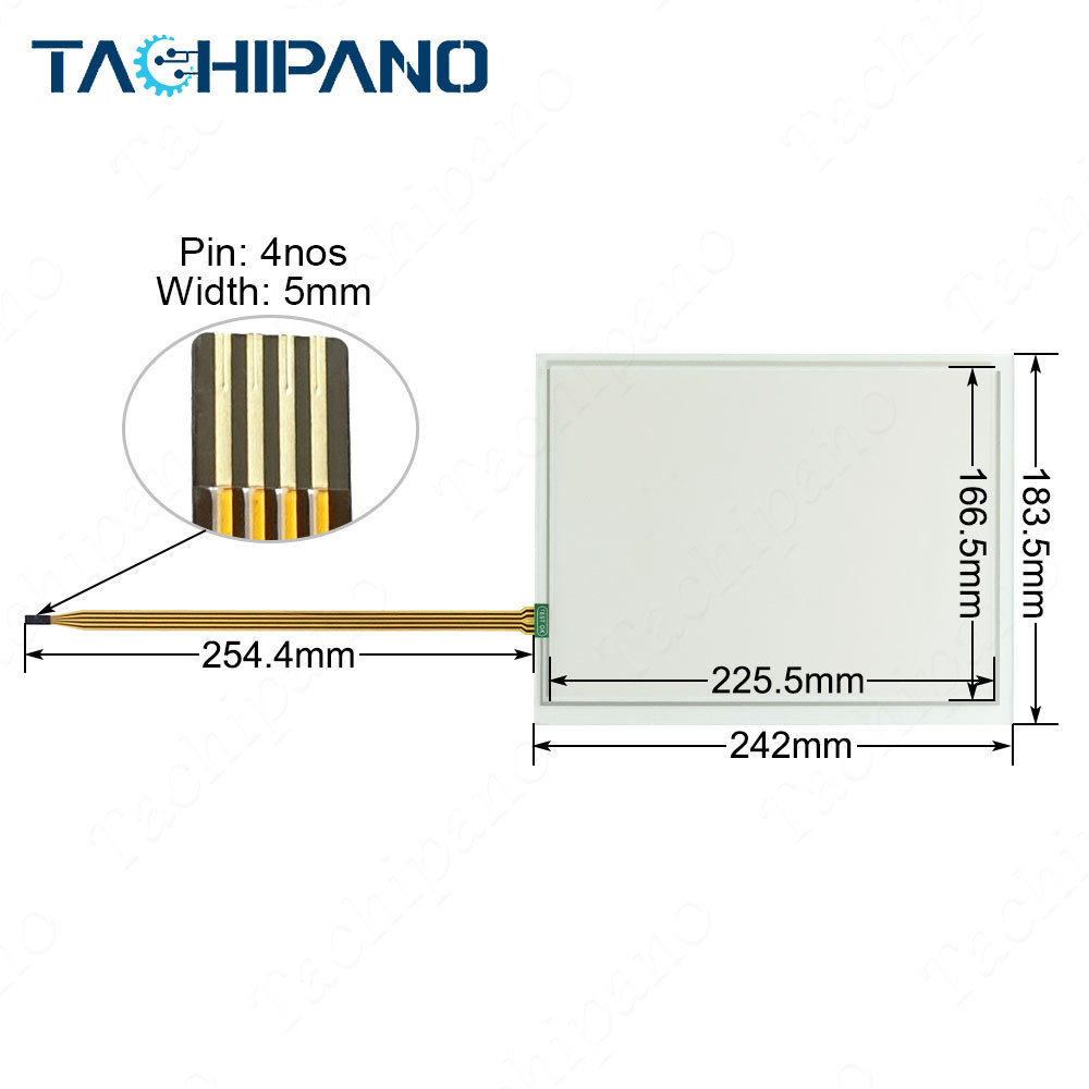 2711C-T10C 2711C-T10B 2711C-T10T Touch screen panel, Protective film for 2711C-T10C 2711C-T10B 2711C-T10T PanelView Component C1000