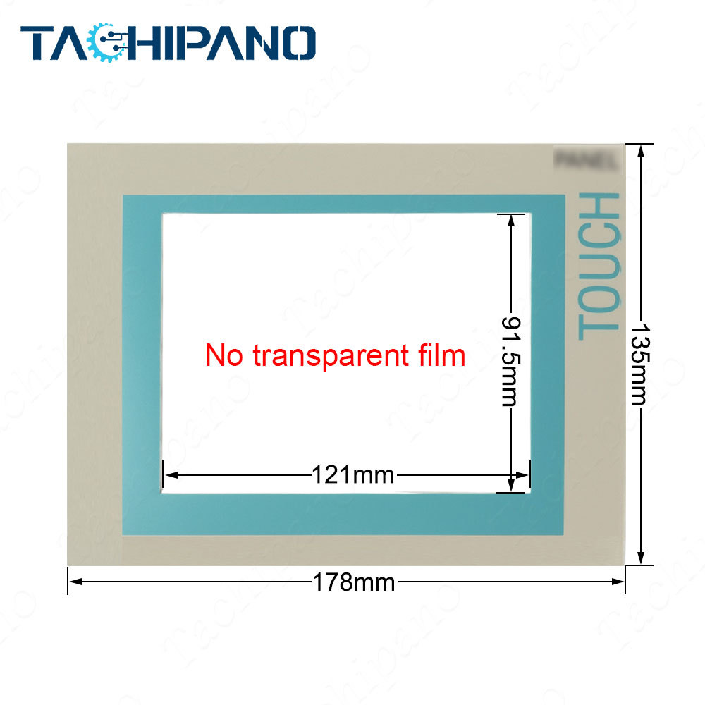Plastic case cover for 6AV6 545-0CA10-0AX0 6AV6545-0CA10-0AX0 TP270 6 Touch screen glass +Protective overlay