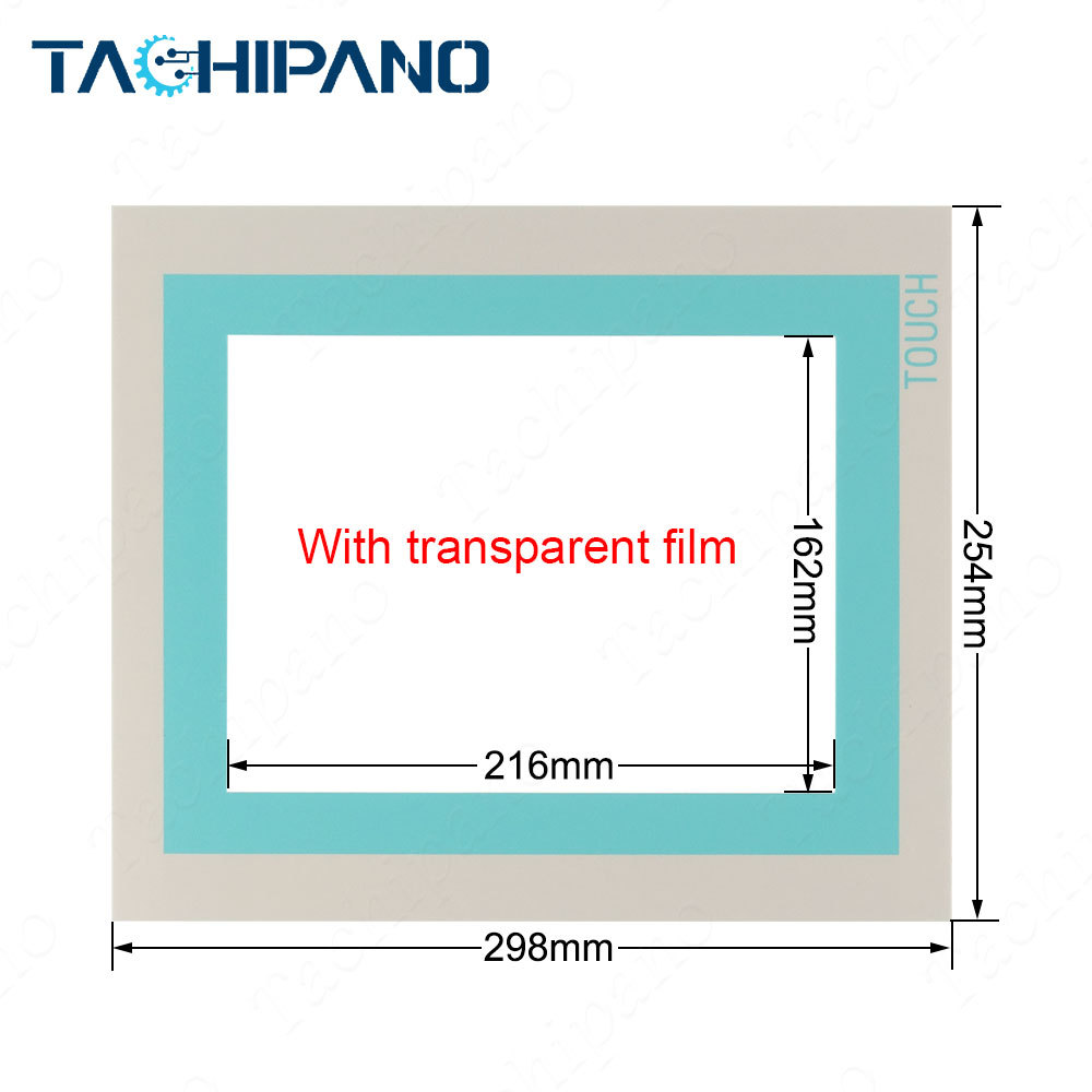6AV6542-0AB15-1AX0 Touch Screen Panel Glass, Protective film, Membrane keypad for 6AV6 542-0AB15-1AX0 SIMATIC MP270 MULTI PANEL, 10