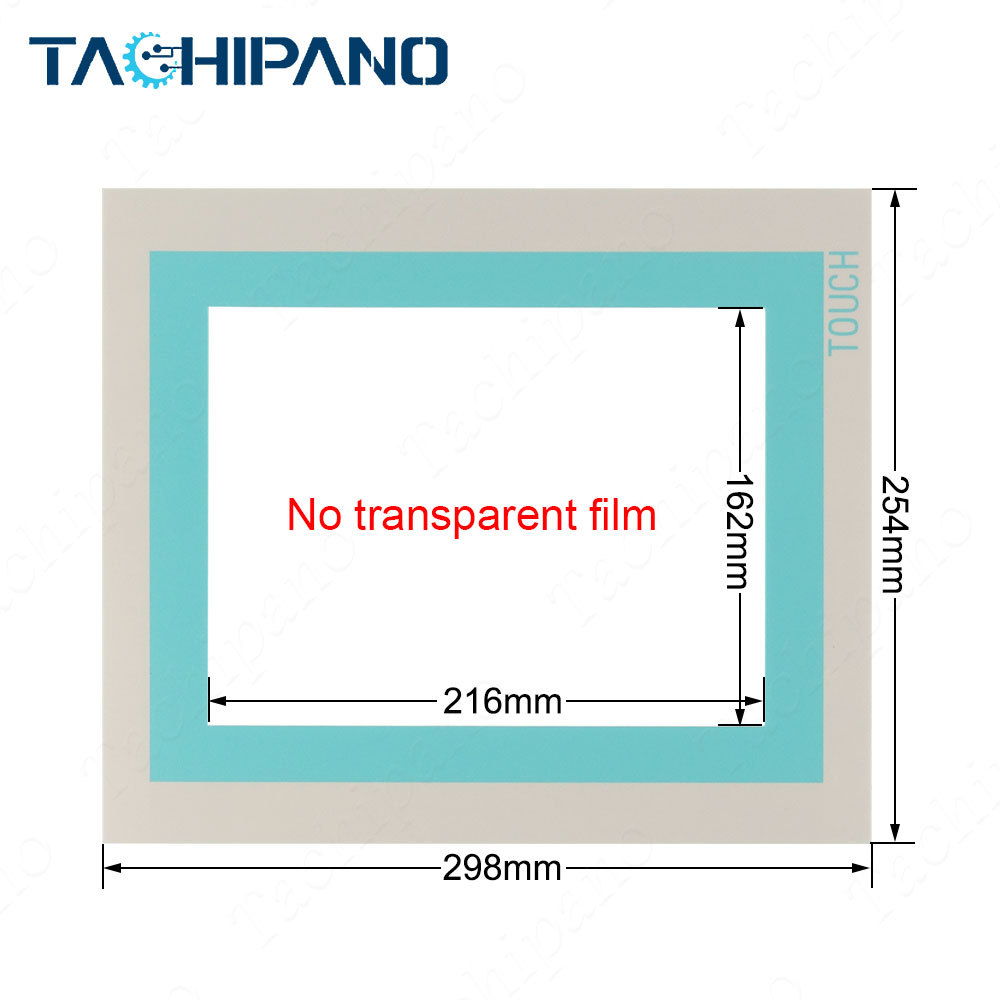 6AV6542-0AA15-1AX0 Touch Screen Panel Glass, Protective film, Membrane keypad for 6AV6 542-0AA15-1AX0 SIMATIC MP270 MULTI PANEL, 10