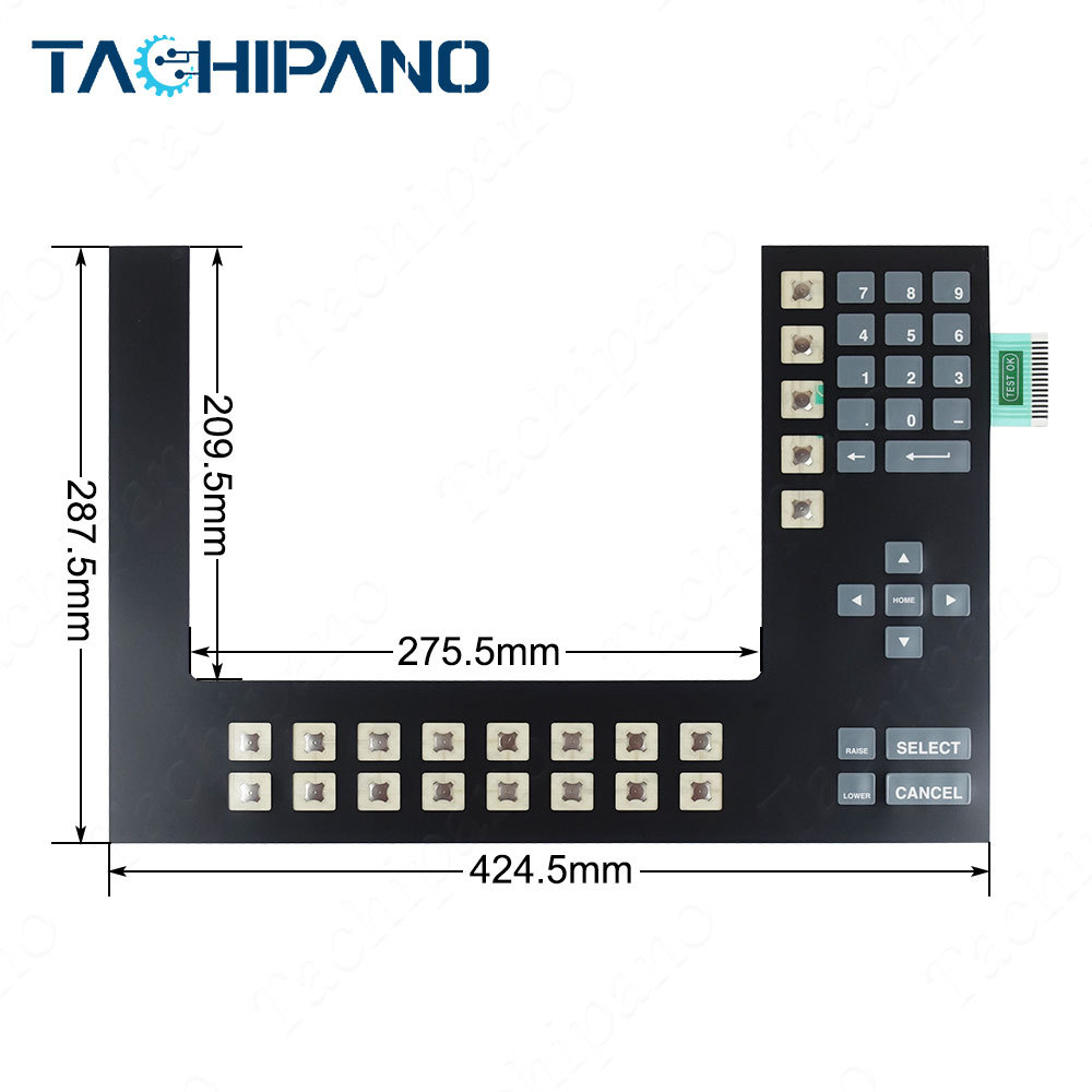 2711E-K14C6 Membrane keypad for 2711EK14C6 PanelView 1400E Keyboard Switch