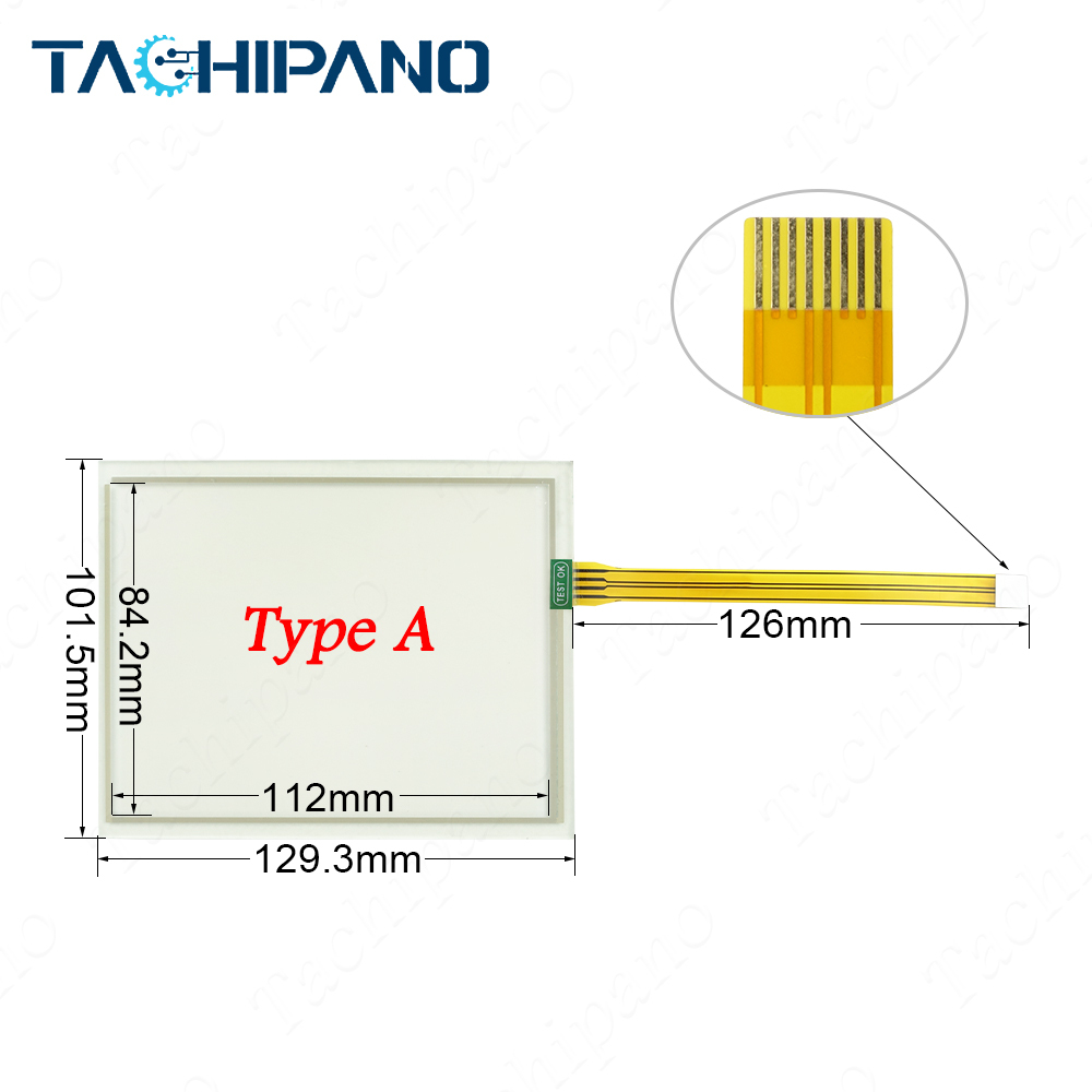 2711P-T6C20A9 2711P-T6C20D9 Plastic Case, Touch Screen, Gasket Glass for PanelView Plus 600