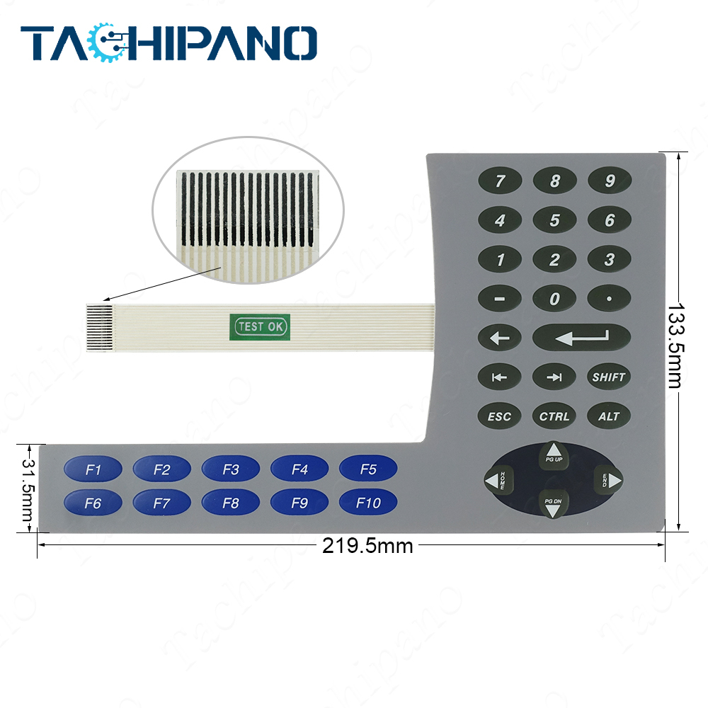 2711P-T6C20A9 2711P-T6C20D9 Plastic Case, Touch Screen, Gasket Glass for PanelView Plus 600