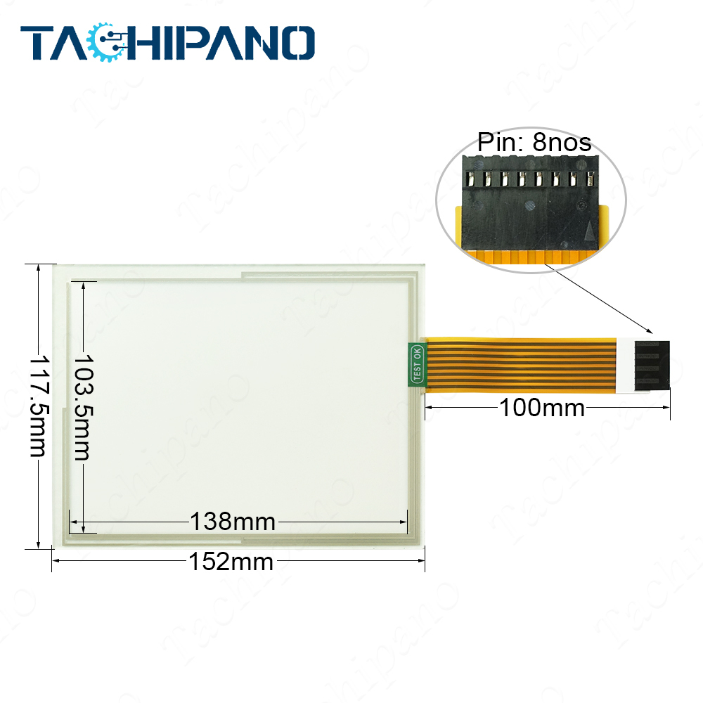 2711P-T7C15A1 2711P-T7C4A2 Front Plastic Case, Touch Screen, Protective film for PanelView Plus 700