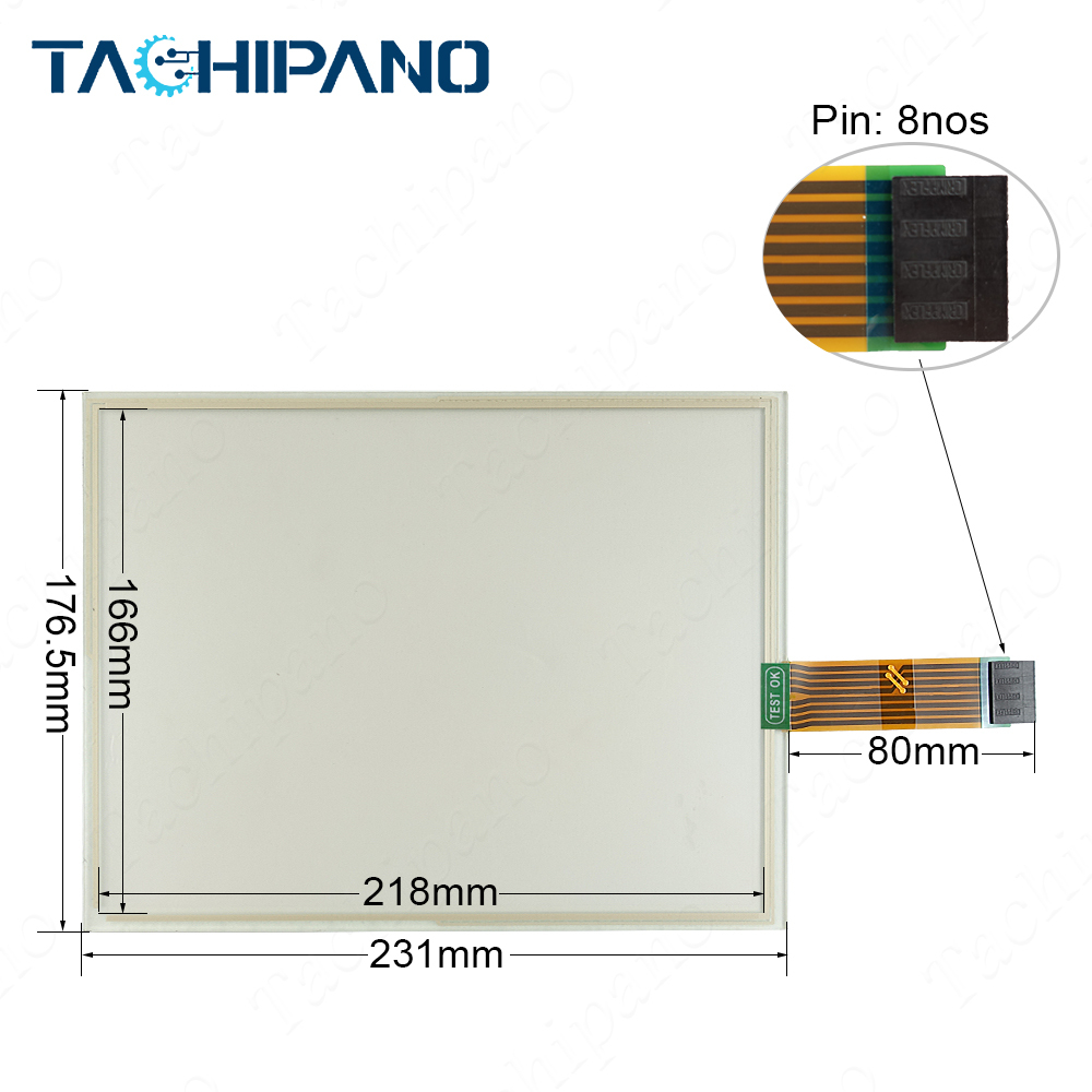 2711P-T10C6A6 2711P-T10C6A7 Front Plastic Case, Touch Screen, Protective film for PanelView Plus 1000