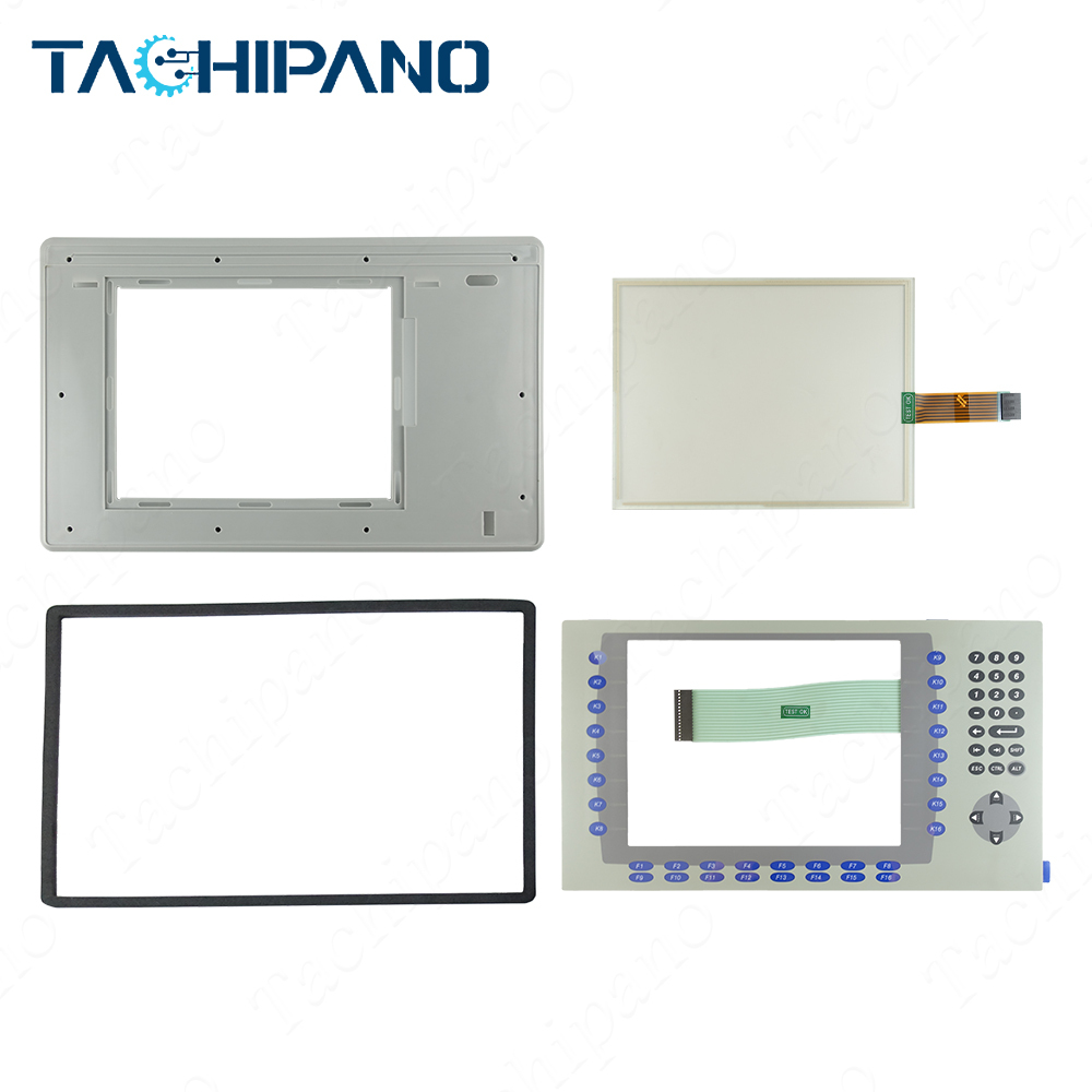 2711P-B10C4D1 2711P-B10C4D2 Front Plastic Case, Touch Screen, Membrane Keypad for PanelView Plus 1000