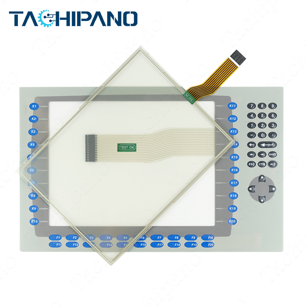 2711P-B12C15A1 2711P-B12C15A2 Front Plastic Case, Touch Screen, Membrane Keypad for PanelView Plus 1250