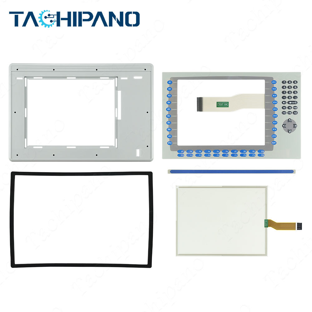 2711P-B12C15A1 2711P-B12C15A2 Front Plastic Case, Touch Screen, Membrane Keypad for PanelView Plus 1250