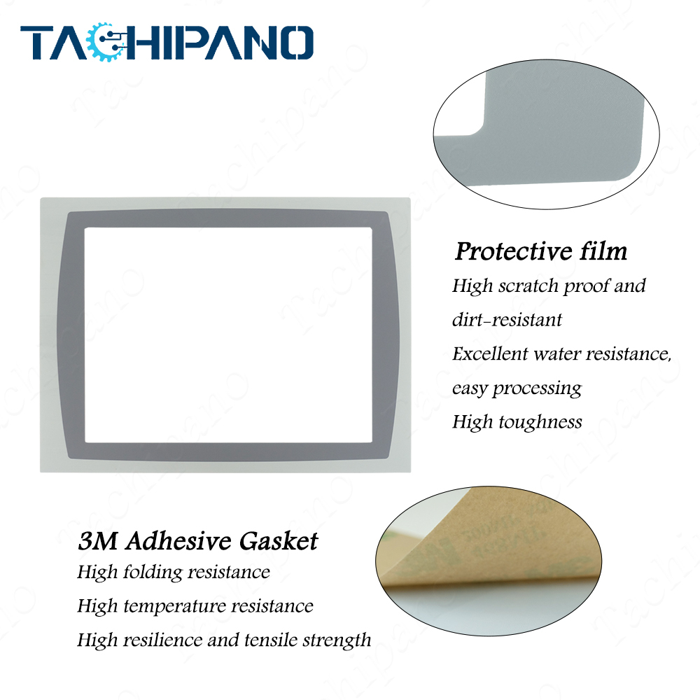 2711P-RBT15 2711P-RDT15TP Front Plastic Case, Touch Screen, Protective film for PanelView Plus 1500