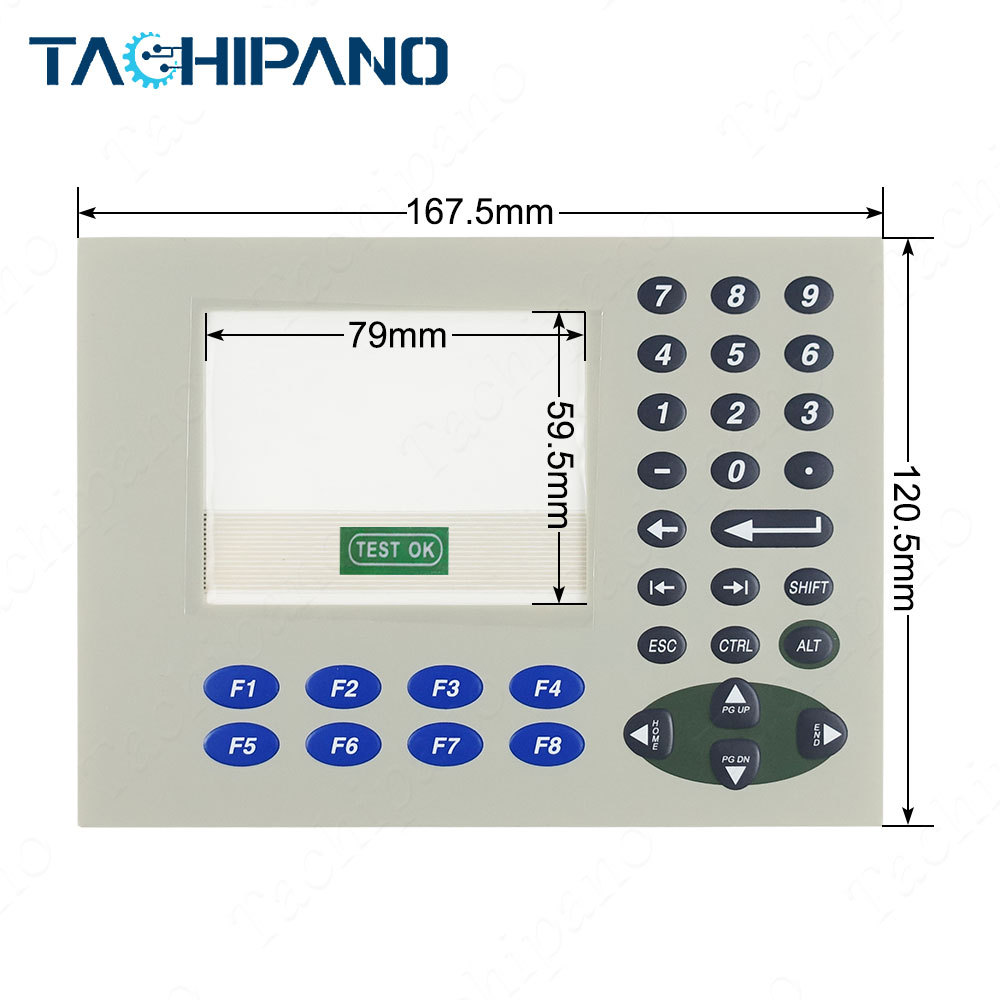 2711P-K4M20A 2711P-K4M20D Plastic Case, Membrane keypad for PanelView Plus 6-400
