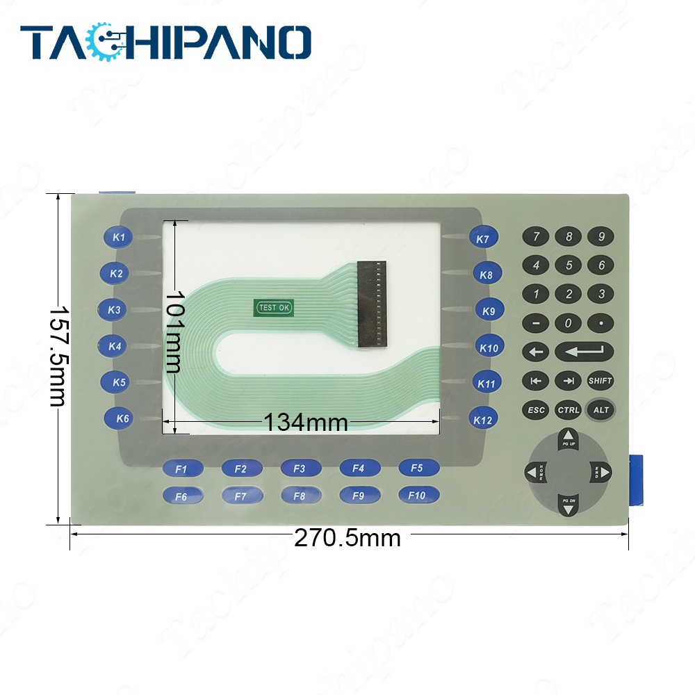 2711P-B7C4A1 2711P-B7C4A2 Plastic Case, Touch screen, Membrane keypad for PanelView Plus 6-400
