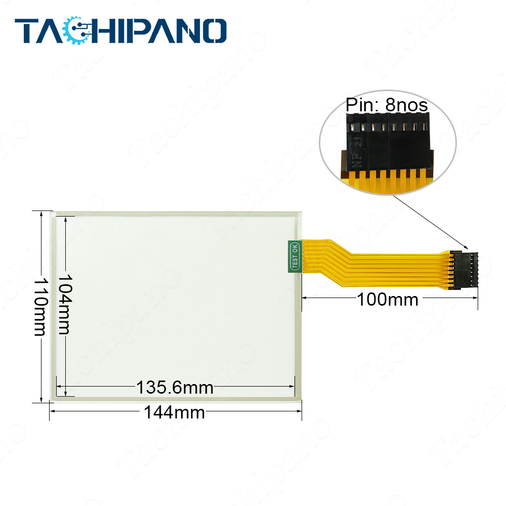 2711P-B7C4A1 2711P-B7C4A2 Plastic Case, Touch screen, Membrane keypad for PanelView Plus 6-400