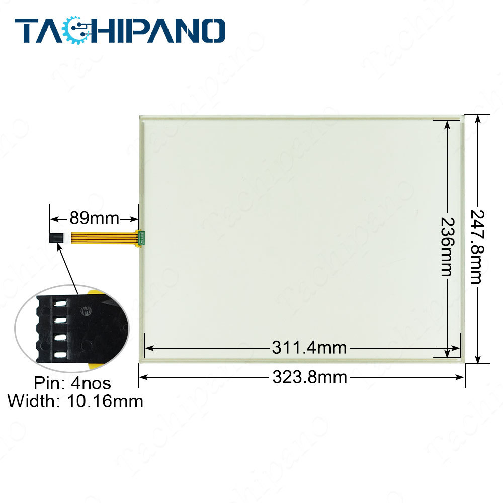2711P-T15C21D8S Touch Screen, Protective film for PanelView Plus 7 - Standard Terminals 1500