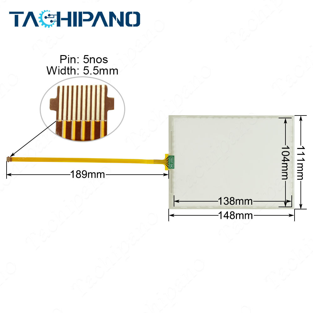 2711P-T7C22D9P Touch Screen, Protective film for PanelView Plus 7 – Performance Terminals 700