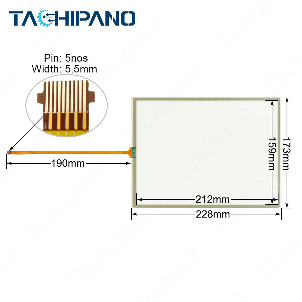 2711P-T10C22D9P Touch Screen, Protective film for PanelView Plus 7 – Performance Terminals 1000