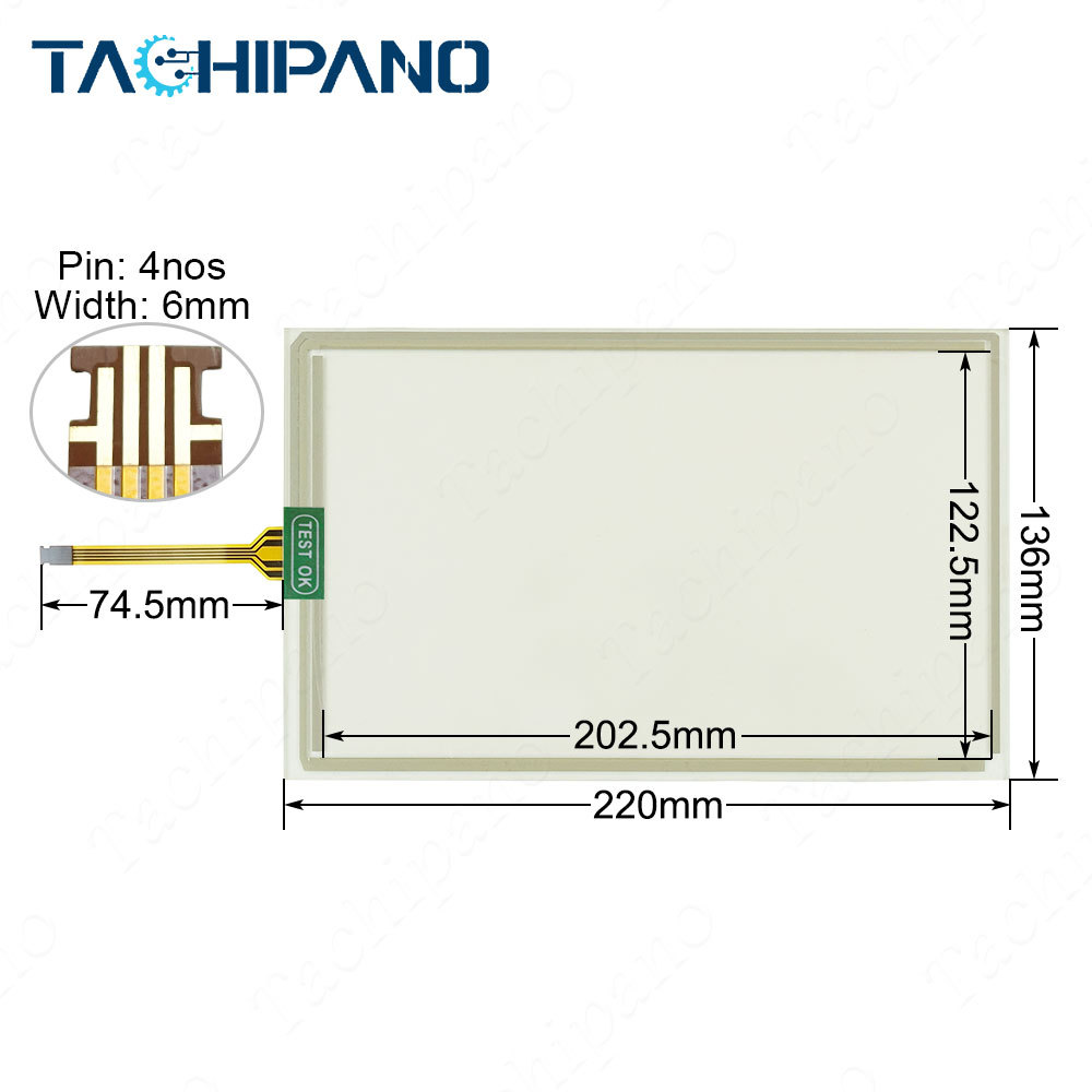 2711P-T9W21D8S Touch Screen, Protective film for PanelView Plus 7 - Standard Terminals 900W