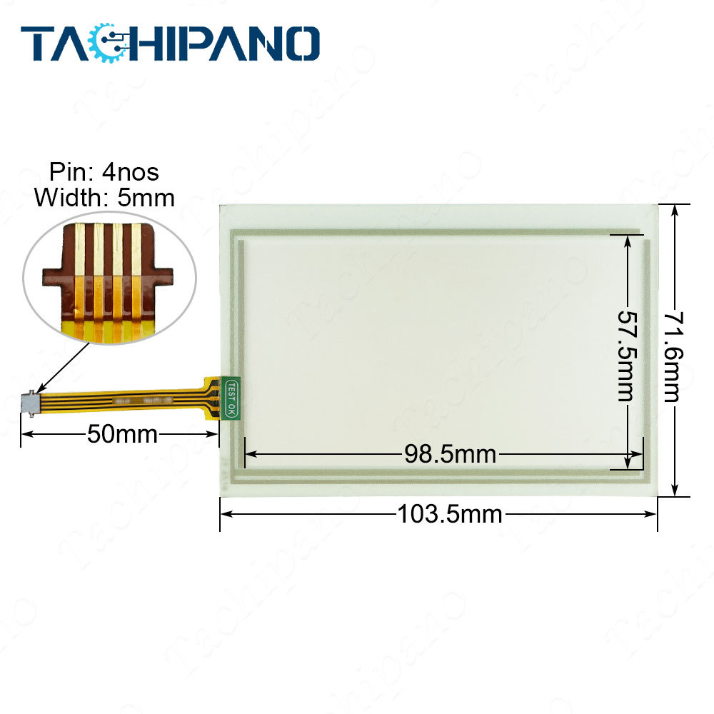 2711R-T4T Touch Screen, Protective film for PanelView 800 Graphic Terminals