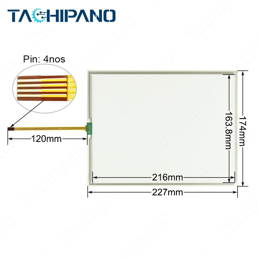 2711R-T10T Touch Screen, Protective film for PanelView 800 Graphic Terminals