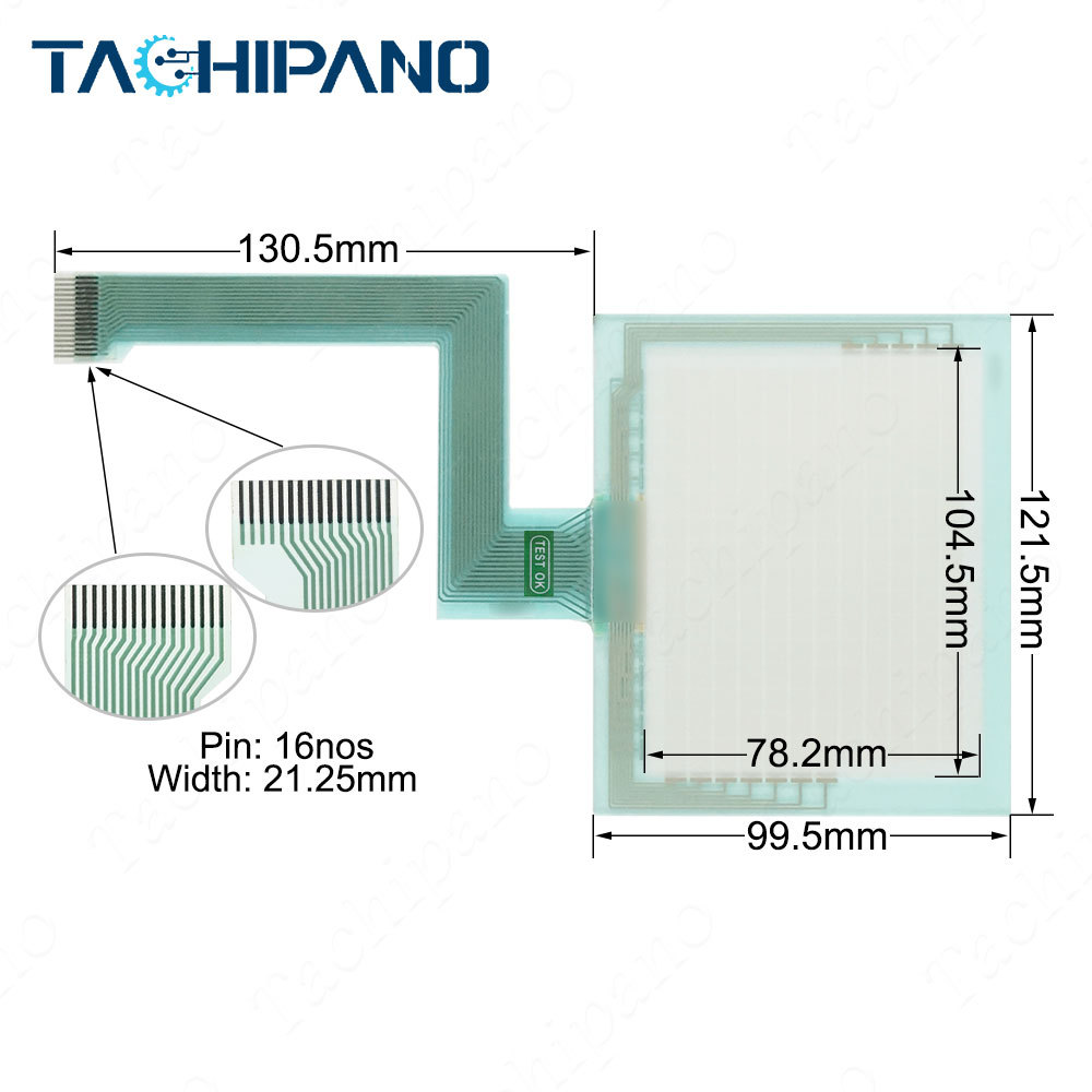GP270-LG11-24V GP270-LG21-24VP for Touch Screen Panel Glass, Protective film, Plastic case cover