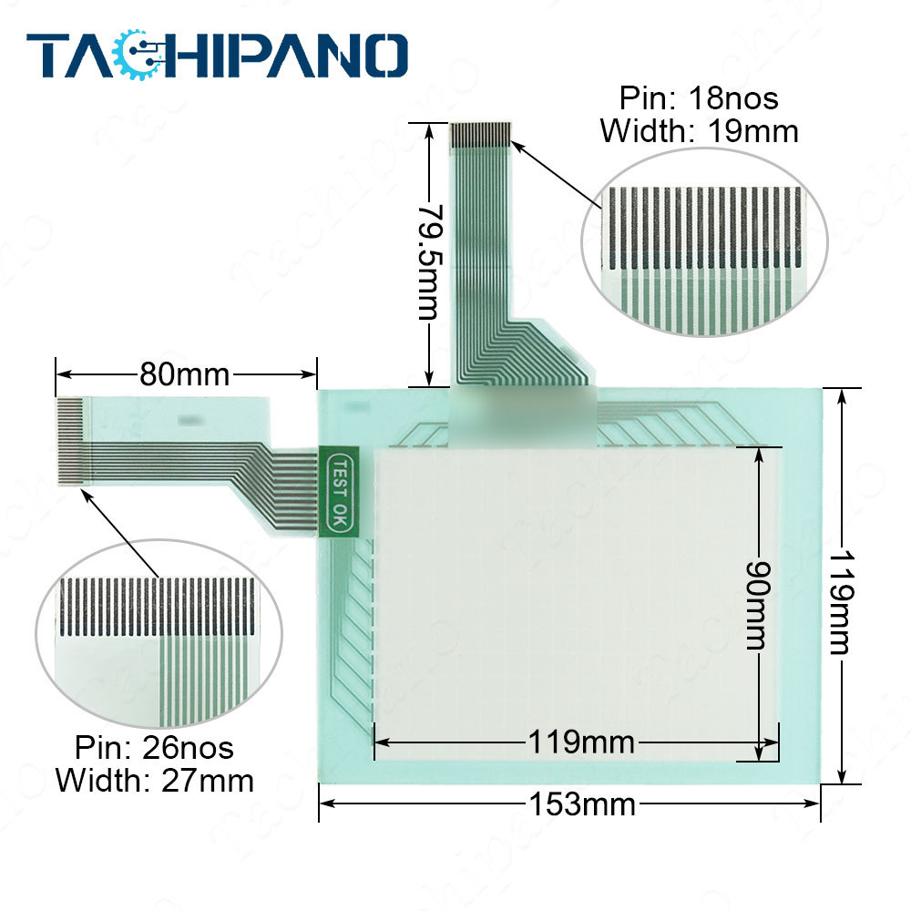 GP2301H-LG41-24V GP2301H-SC41-24V for Touch Screen Panel Glass, Protective film