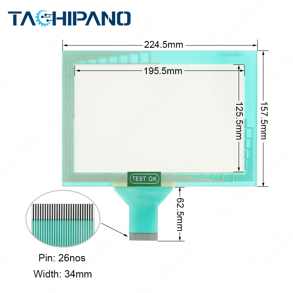 GP430-XY31 GP430-EG12 for Touch Screen Panel Glass