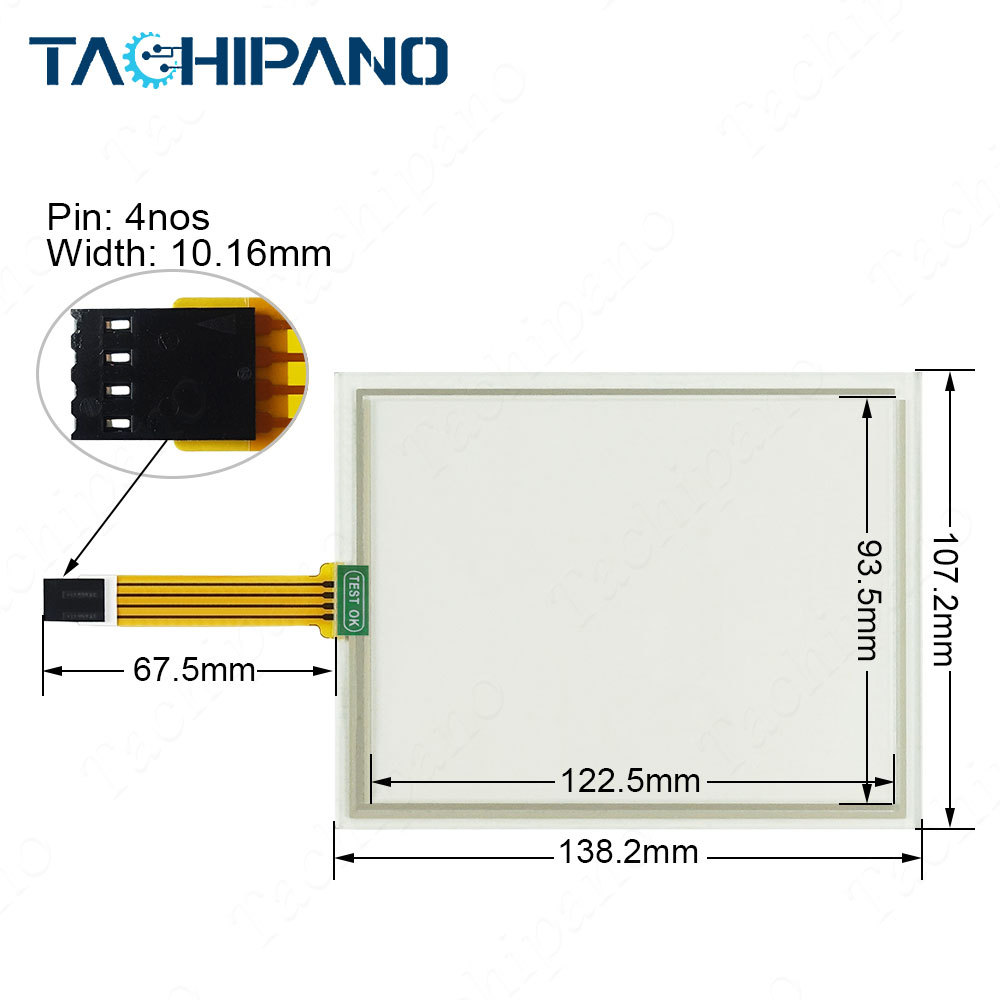 4PP065.0571-X74 for Touch Screen Panel Glass, Protective film 4PP065-0571-X74