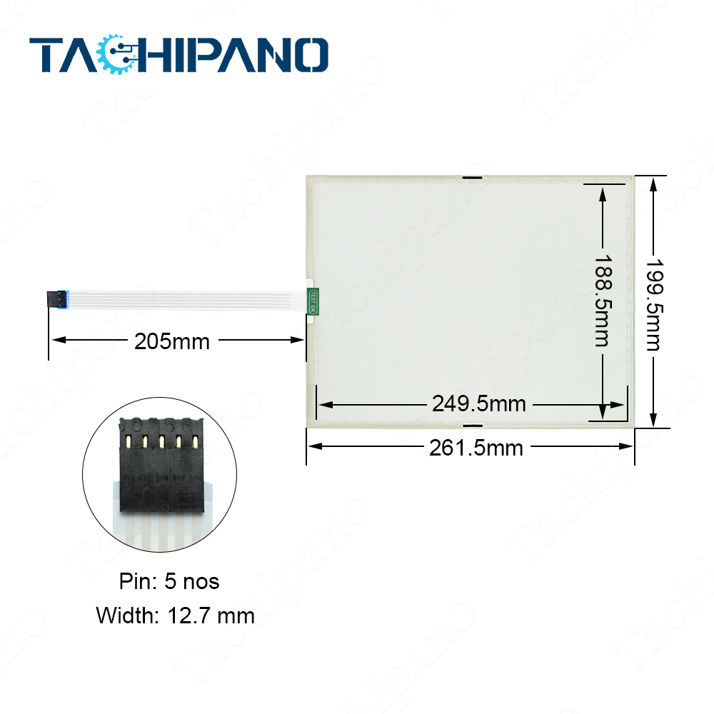 5PC720.1214-01 for Touch Screen Panel Glass 5PC720-1214-01