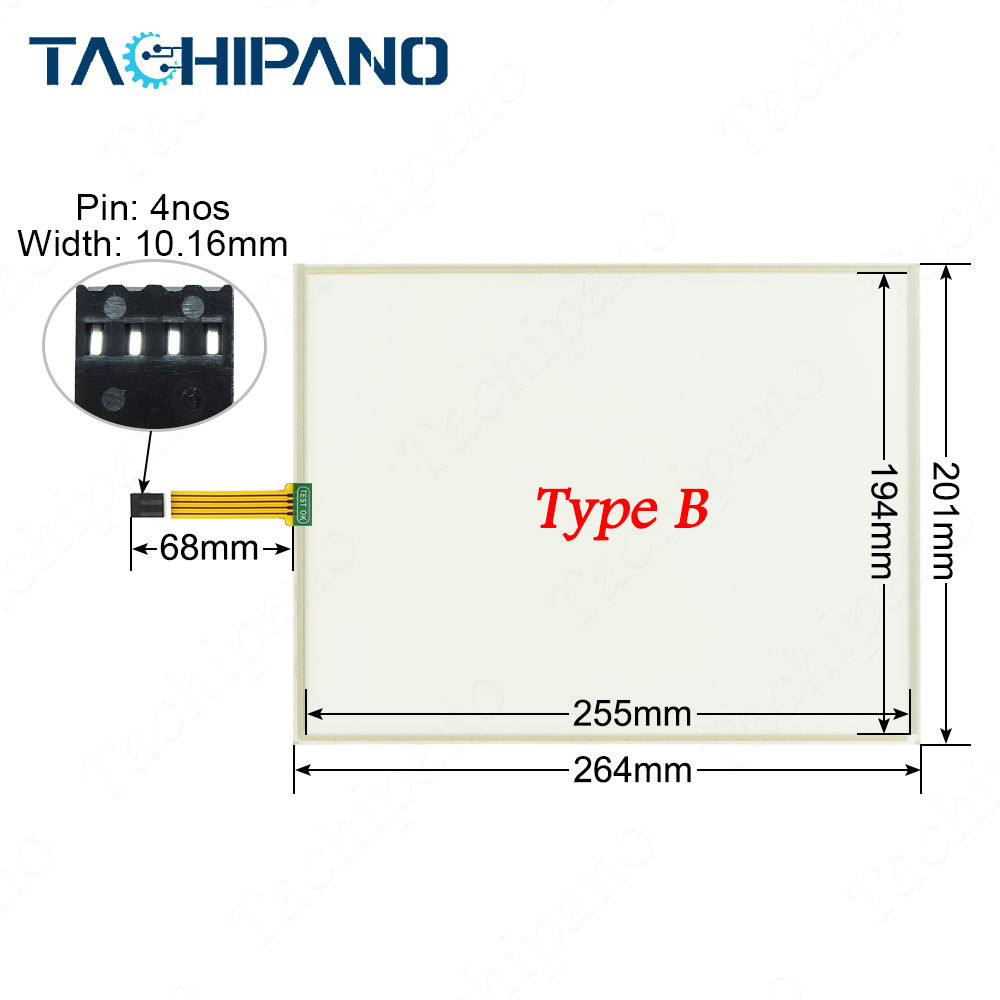 5PP520.1214-00 for Touch Screen Panel Glass 5PP520-1214-00