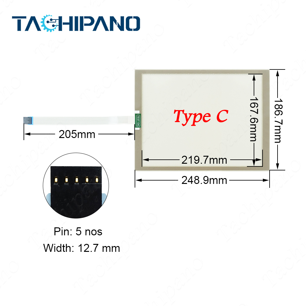 5PP320.1043-K10 for Touch Screen Panel Glass 5PP320-1043-K10