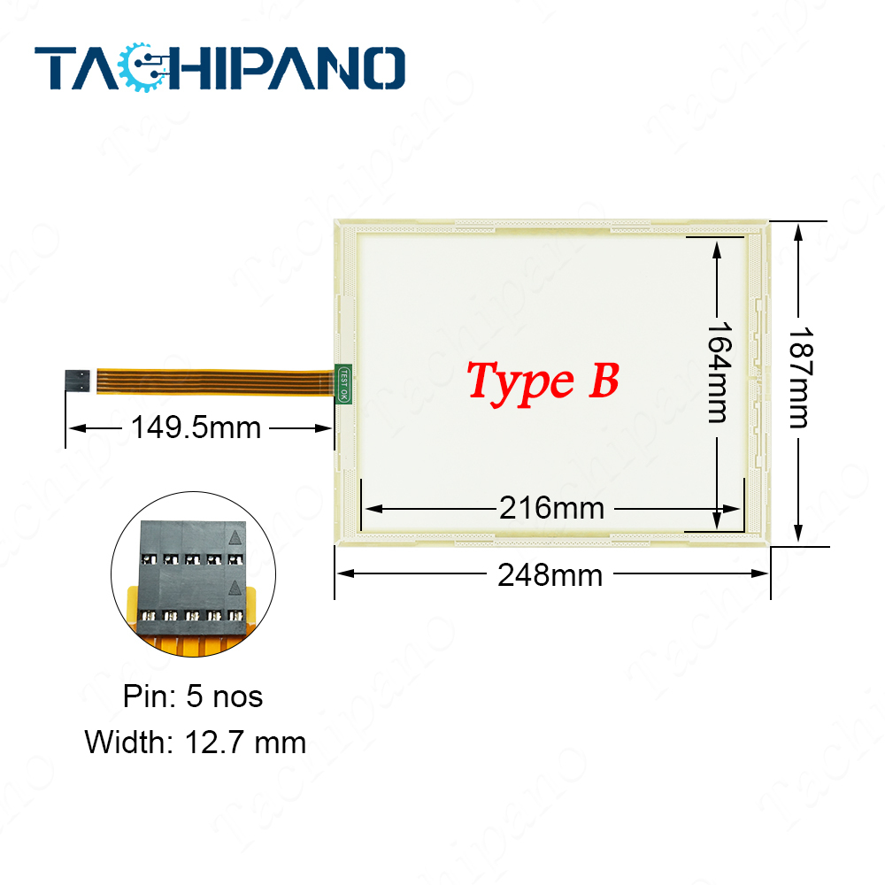 5PP320.1043-K10 for Touch Screen Panel Glass 5PP320-1043-K10