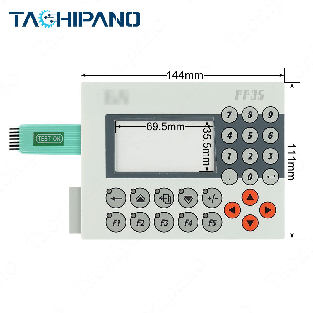 4PP035.E300-136 for Membrane Keypad keyboard 4PP035-E300-136