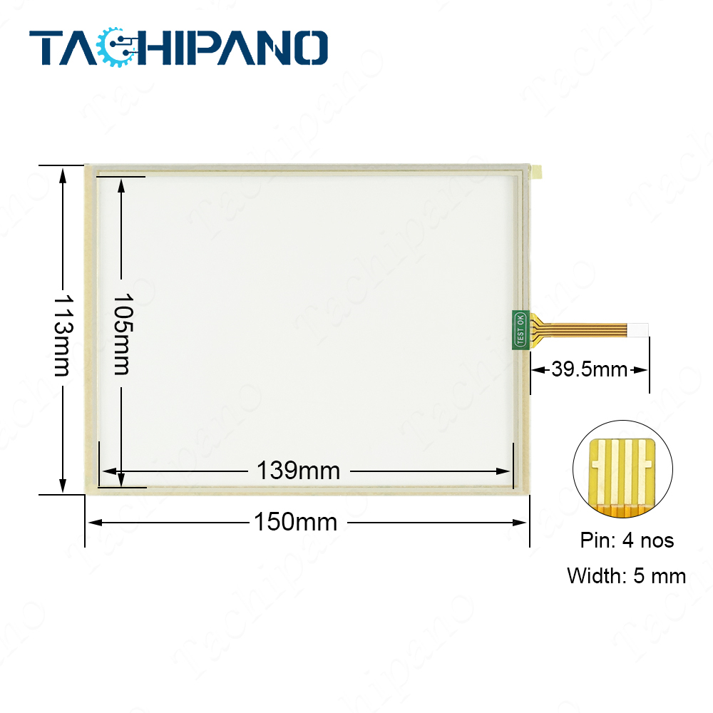 E1071 0615B 0910-123 for Touch Screen Panel Glass, Protective film