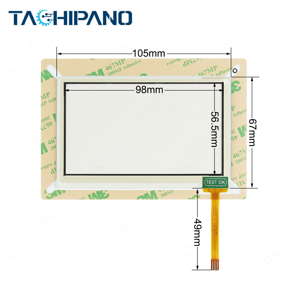 DOP11C-71 Part No: 19500726 for Touch Screen Panel Glass, Protective film