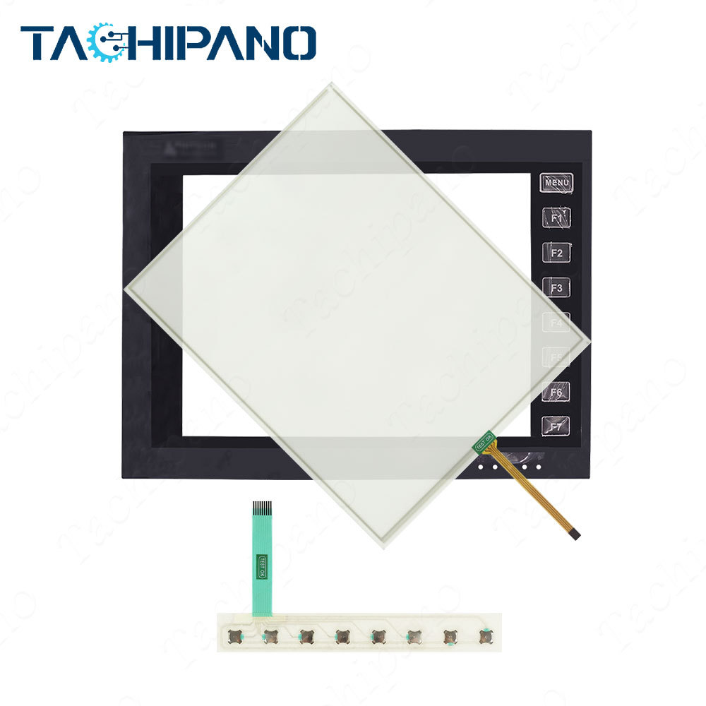 H-series HMI MODEL: H-T100t-N for Touch Screen Panel Glass, Protective film, Button Insert Strip