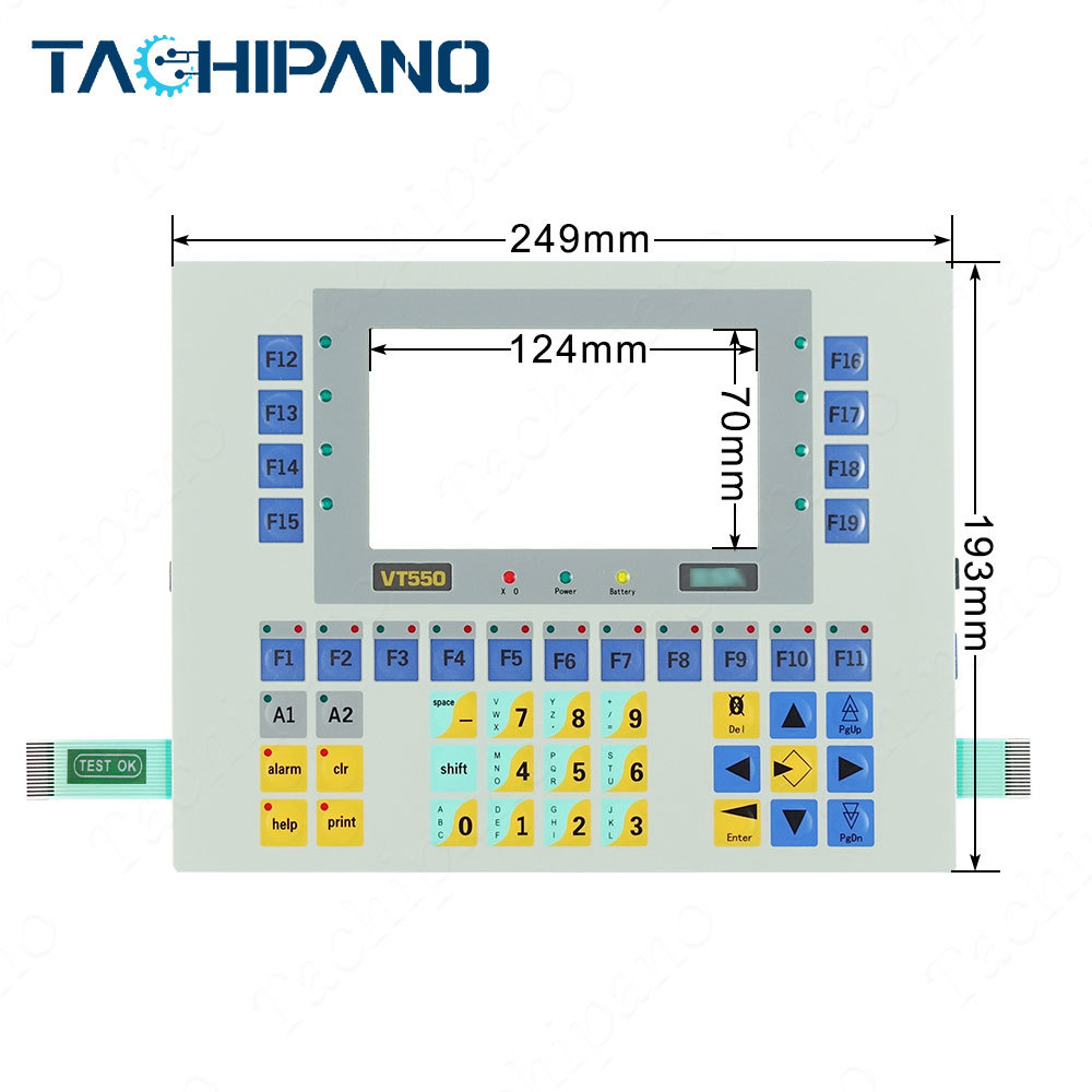 DOP11A-10 Part No: 8248001 for Membrane Keypad keyboard