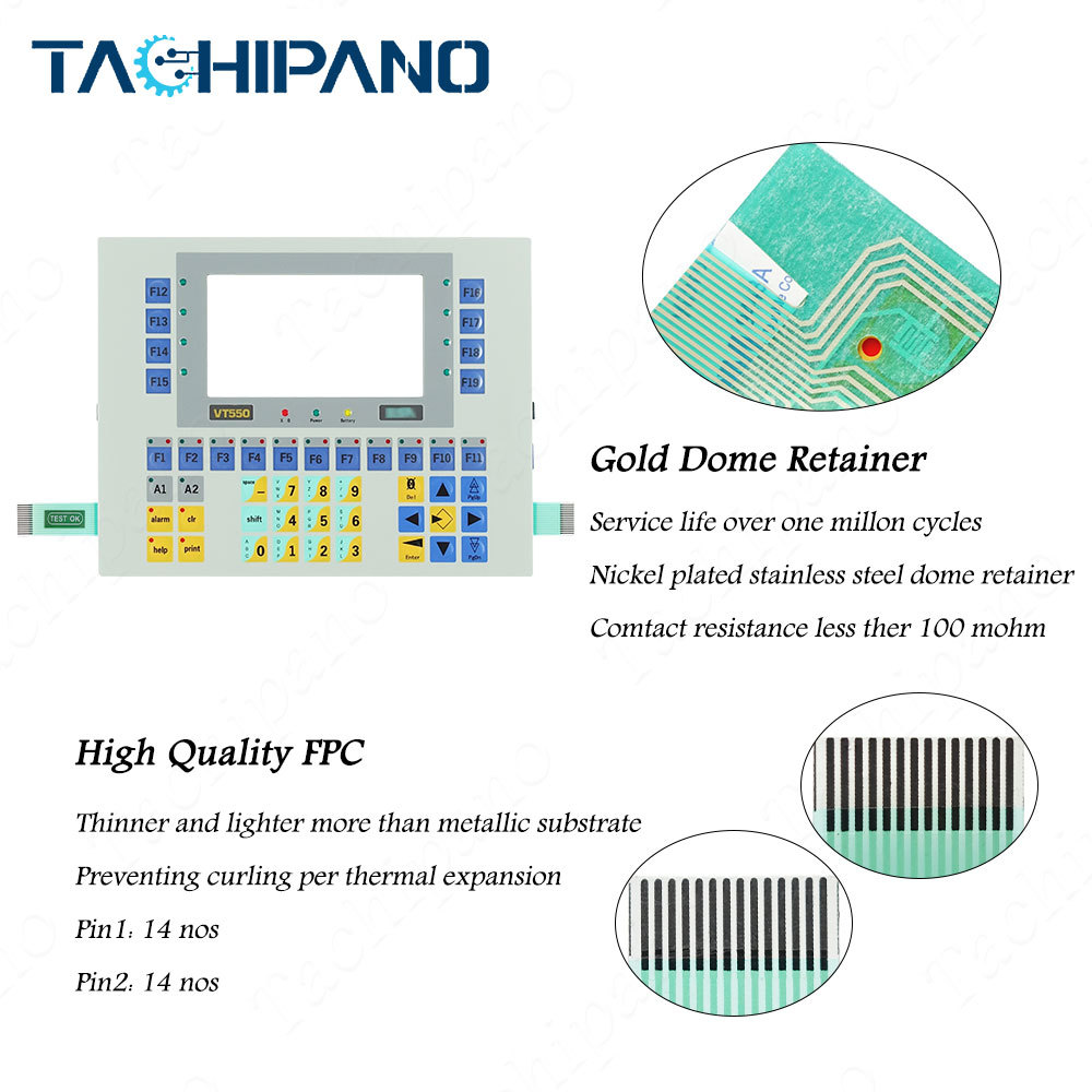 DOP11A-10 Part No: 8248001 for Membrane Keypad keyboard