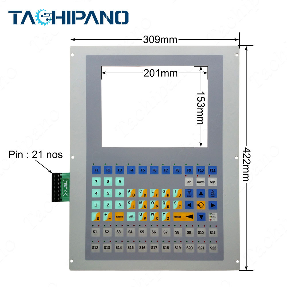 VT170W VT170WA0000 ESA ID 42337 for Membrane Keypad keyboard
