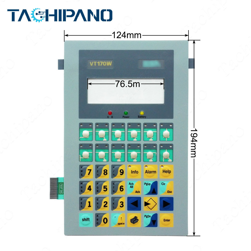VT550 VT550W S/N:99-249-02642 REV:2 for Membrane Keypad keyboard