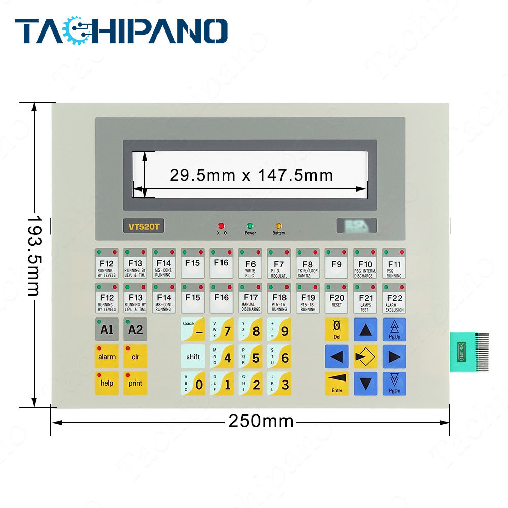 VT320W VT320WA0000 for Membrane Keypad keyboard