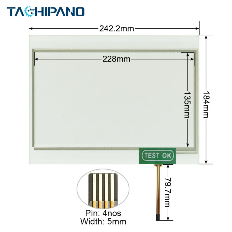 6AV6648-0DE11-3AX0 Touch screen panel, Protective film for 6AV6 648-0DE11-3AX0 SMART 1000IE V4