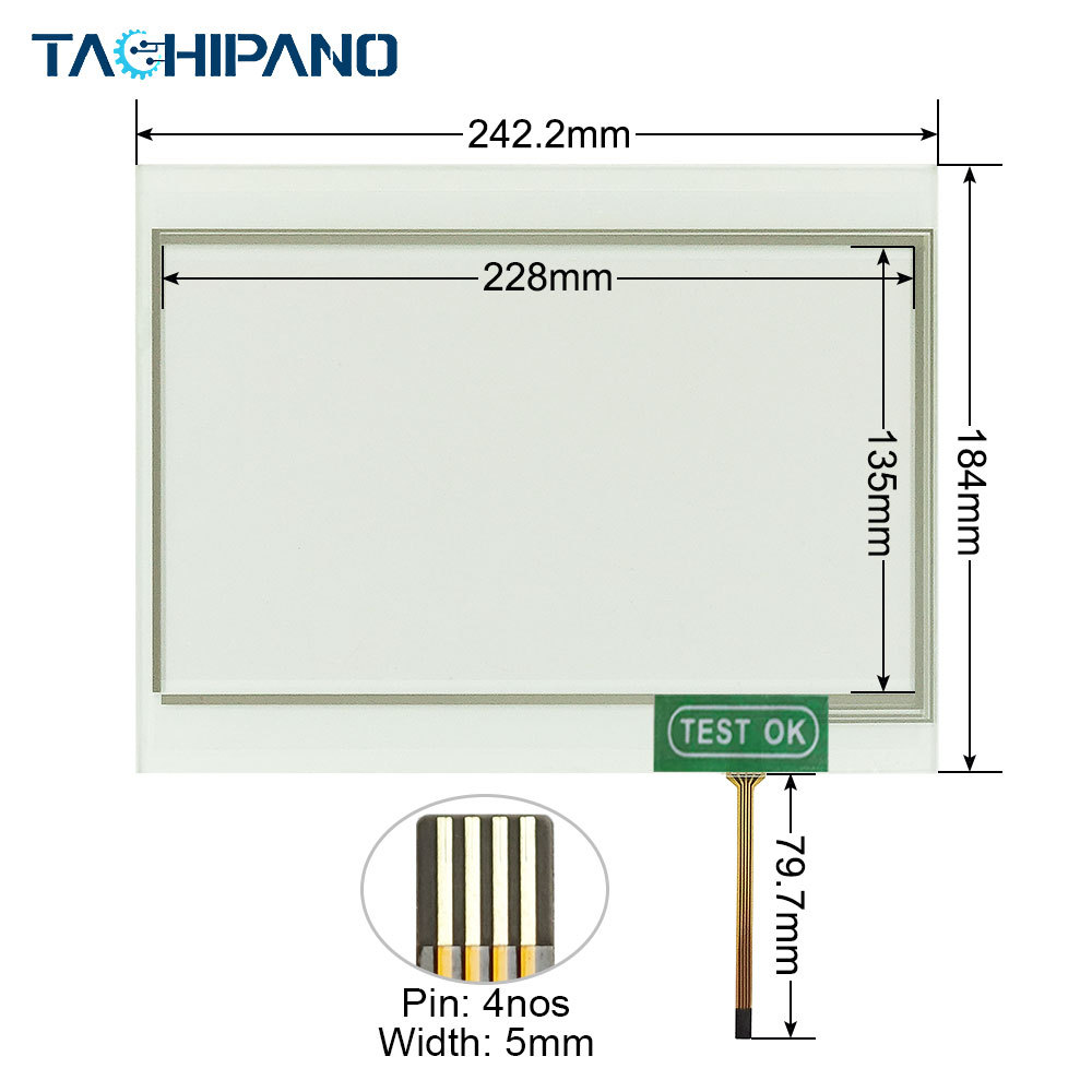 6AV6648-0DE11-3AX0 Touch screen panel, Protective film for 6AV6 648-0DE11-3AX0 SMART 1000IE V4