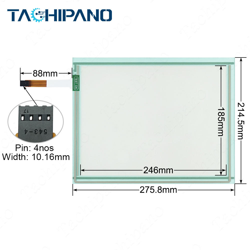 VT5950E1T100 VT595W0PTETN VT595WAPT00N for Touch Screen Panel Glass, Protective film